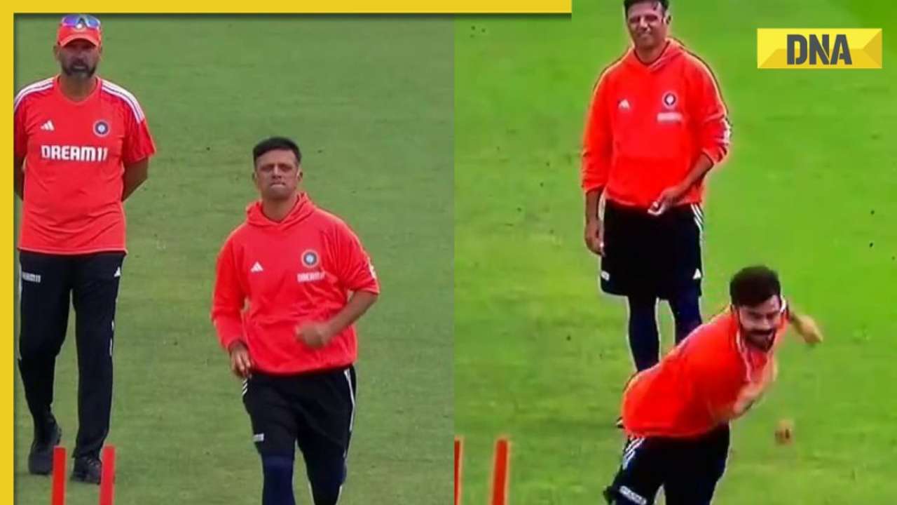 IND vs SA: Rahul Dravid turns medium pacer alongside Virat Kohli before Centurion Test, video goes viral
