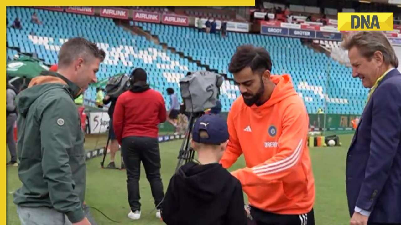 Watch: Virat Kohli signs RCB jersey for young fan during IND vs SA 1st Test, video goes viral