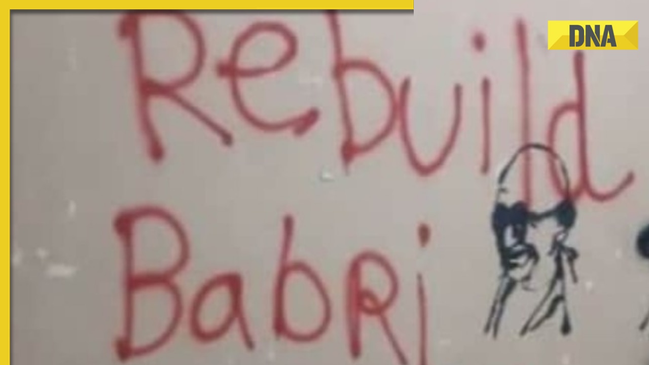 JNU walls sprayed with 'rebuild Babri Masjid' message ahead of Ram Mandir inauguration