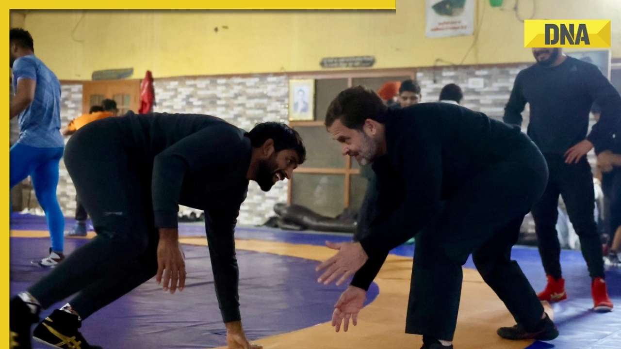 Watch: Rahul Gandhi shows Jiu-Jitsu skills in viral video, engages in martial art bout with Bajrang Punia