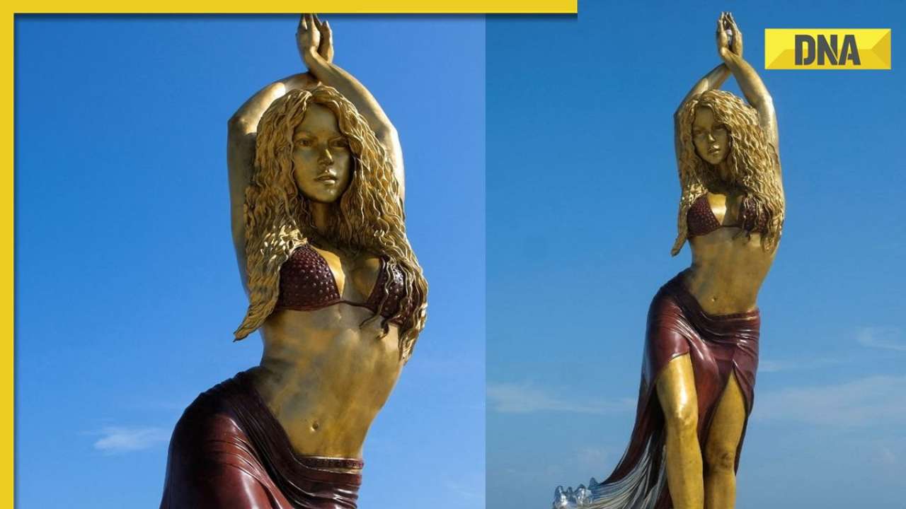 Shakira's giant bronze statue unveiled in her Colombian hometown