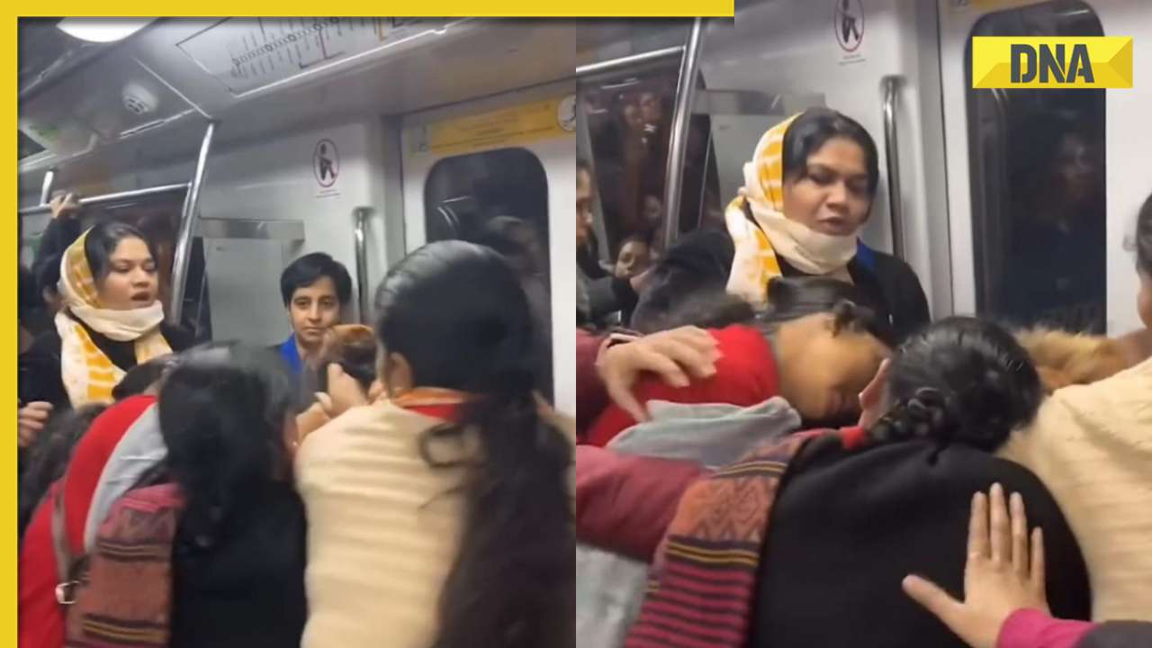 Viral video captures hair-pulling brawl among women in Delhi metro, watch