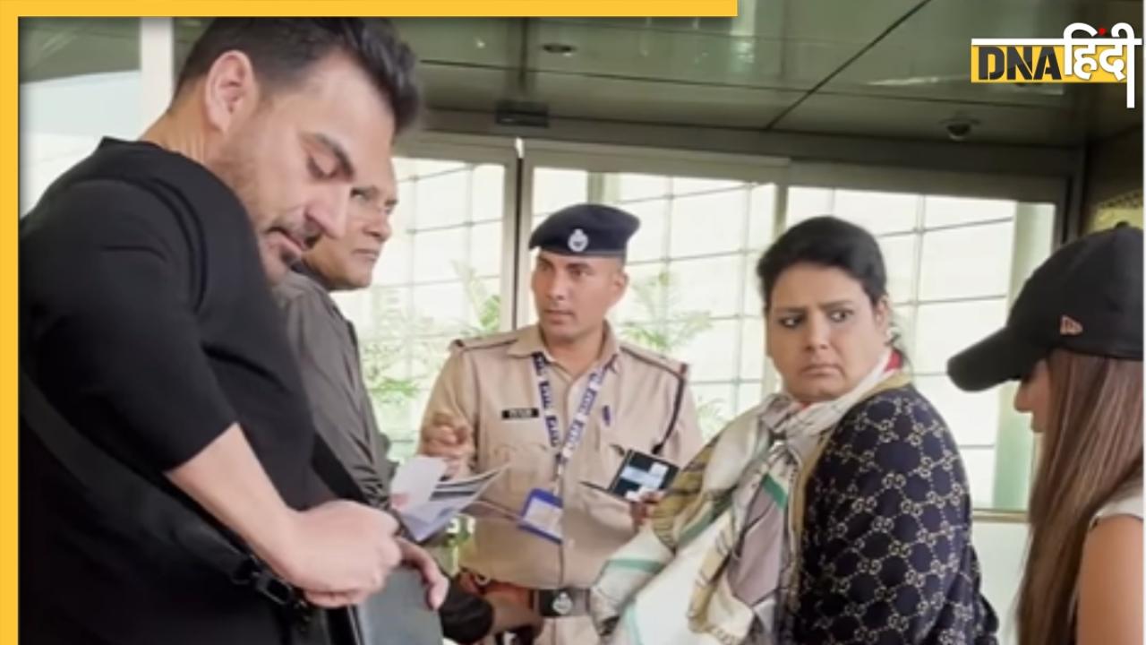 हनीमून पर निकले Arbaaz और Sshura को एयरपोर्ट पर आंटी ने दिया खतरनाक लुक, वीडियो देख नहीं रोक पाएंगे हंसी