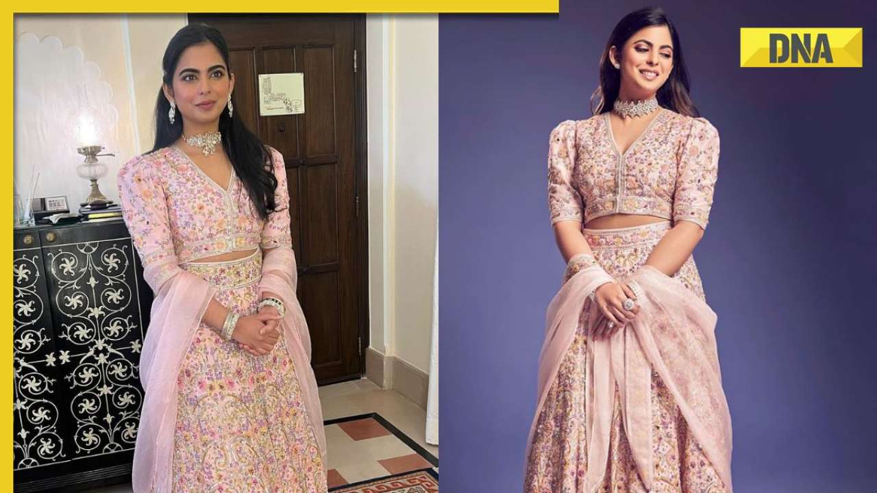Isha Ambani repeats designer lehenga from her cousin’s wedding, expensive outfit costs Rs…