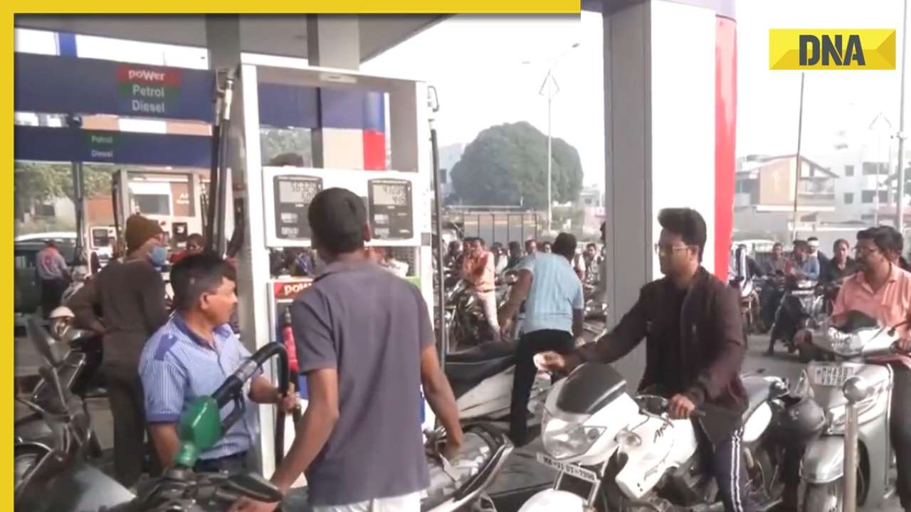 Watch: Long queues at petrol pumps in various cities as protests trigger panic-buying