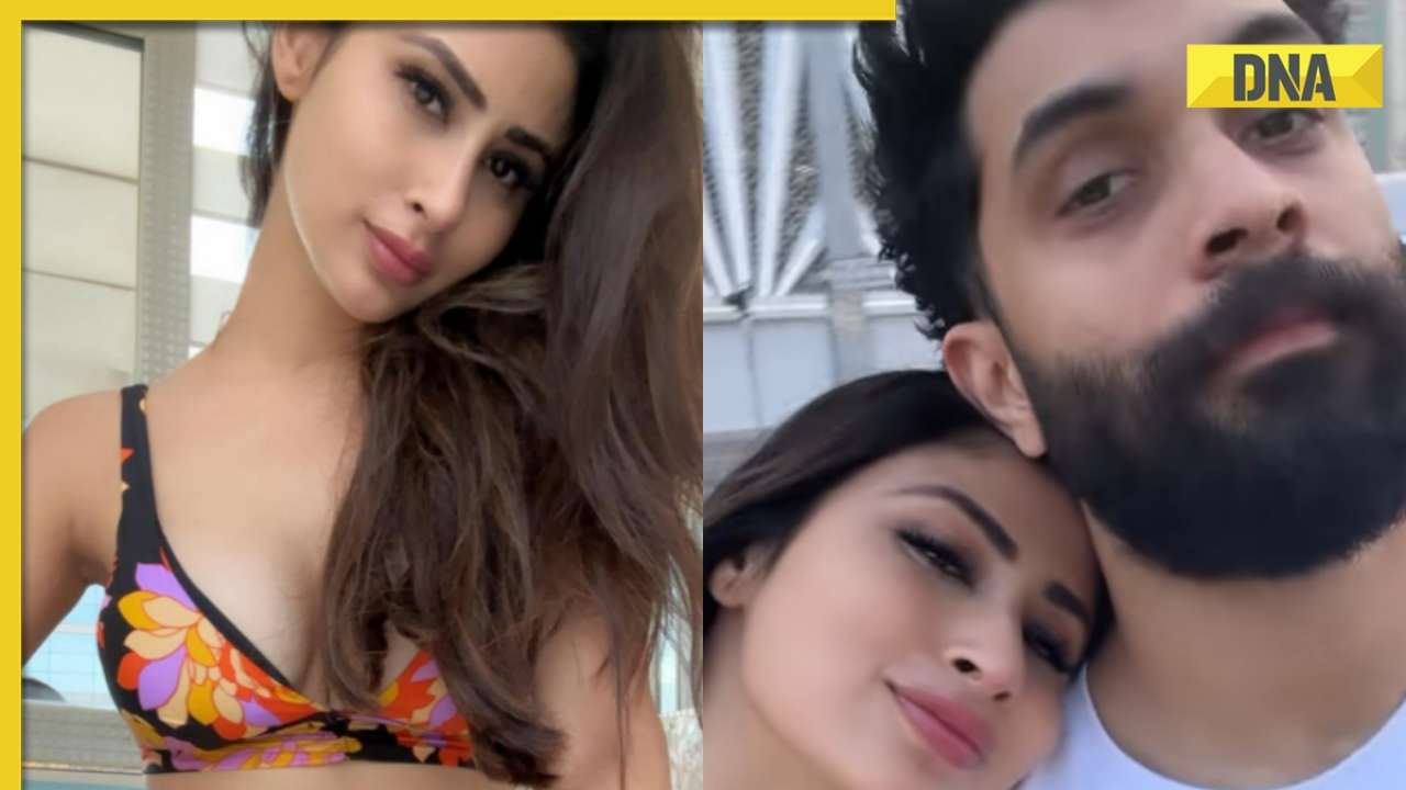 Mouni Roy poses in floral bikini, shares inside photos and videos from her New Year vacation with husband Suraj Nambiar
