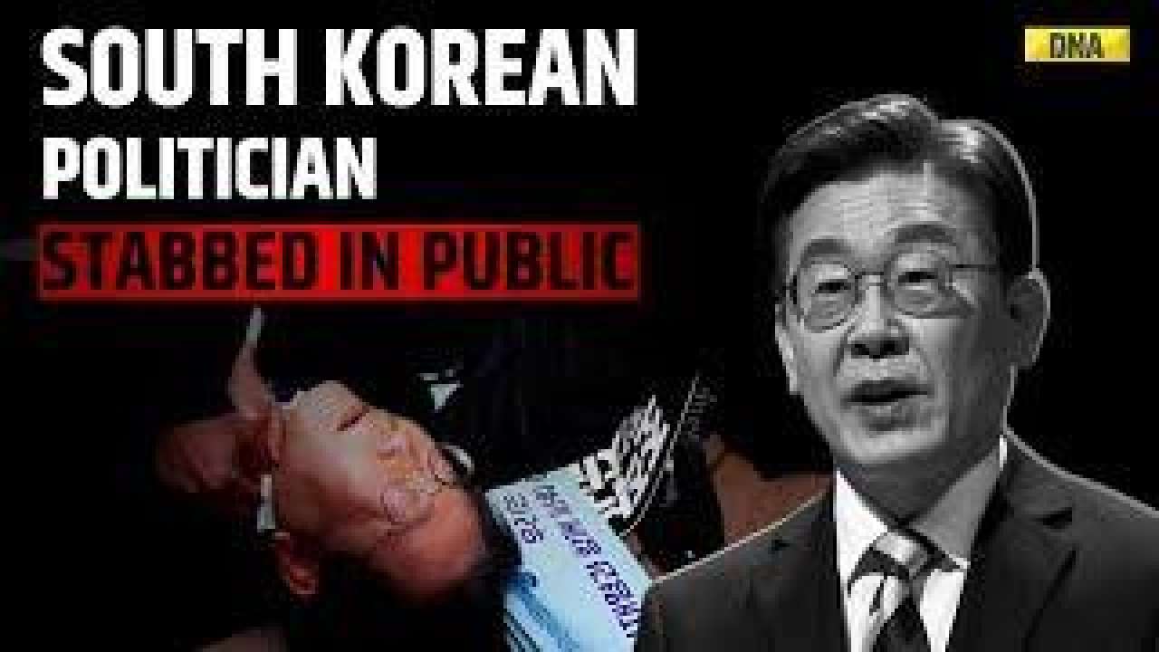 South Korean Opposition Leader Lee Jae-myung Stabbed In Neck, Airlifted To Hospital