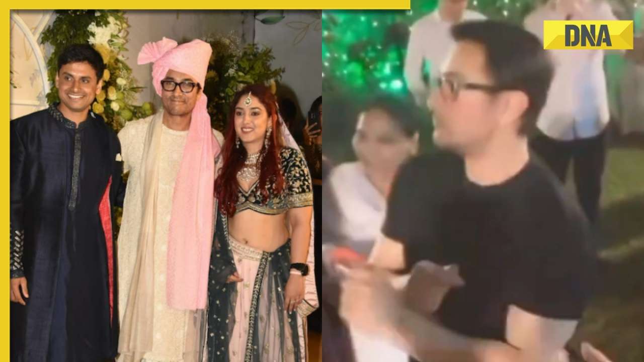 Watch: Aamir Khan dances to Meri Pyaari Behaniya with ex-wife Kiran Rao at Ira Khan and Nupur Shikhare's wedding