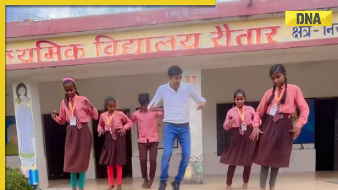 Viral video: Teacher grooves to SRK's 'Lutt Putt Gaya' with students, internet loves it