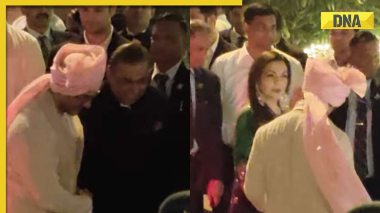 Watch: Aamir Khan welcomes Mukesh Ambani, Nita Ambani with warm hug at daughter Ira Khan's wedding, video goes viral