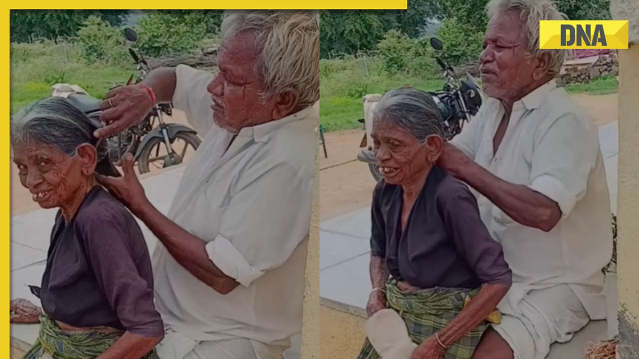Viral video: Elderly man tenderly brushes wife's hair, netizens reach for tissues