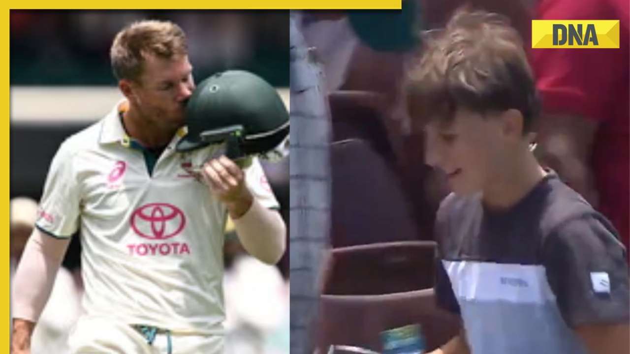 David Warner’s Heartwarming Gesture: Presents Gloves and Helmet to Young Fan in Final Test Match
