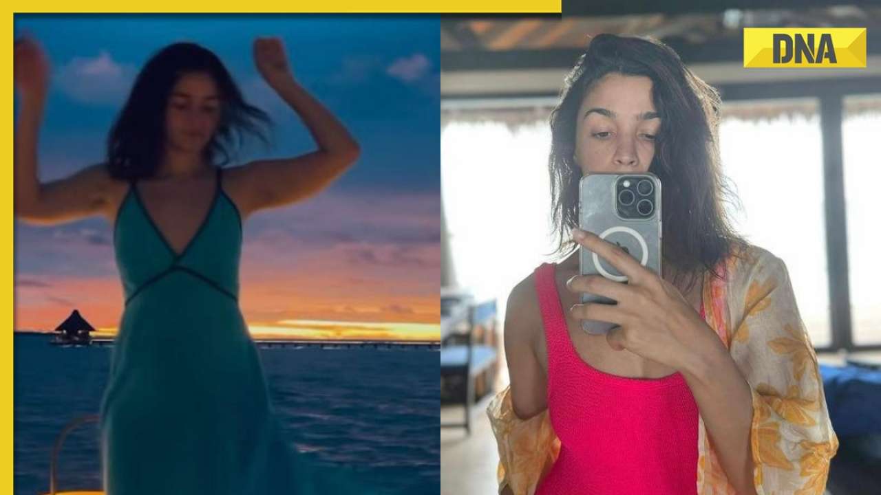 In pics: Alia Bhatt sizzles in monokini, misses Raha, clicks ‘million mirror selfies’ on New Year vacation