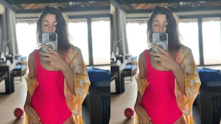 Alia Bhatt sizzles in pink monokini