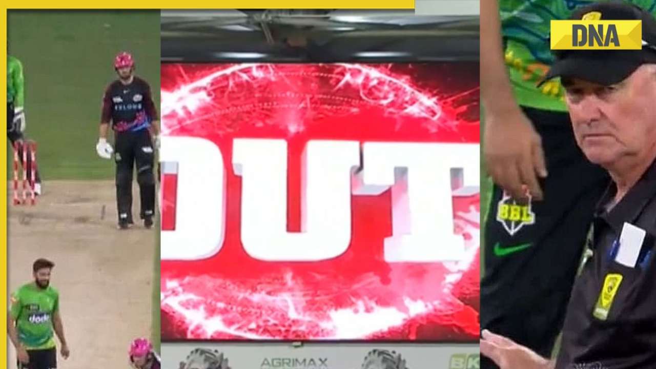 Watch: Third umpire's wrong button press creates stir in Big Bash League, video goes viral