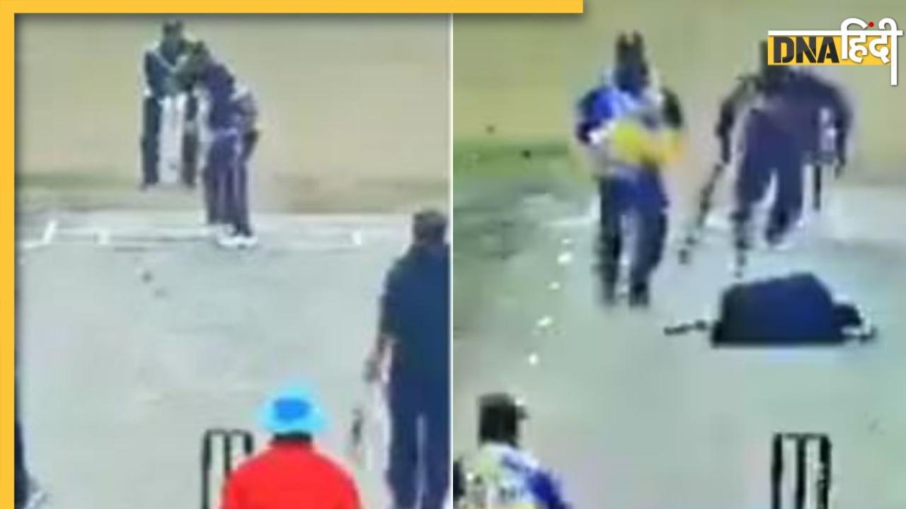 नोएडा में क्रिकेट खेलते हुए युवक को आया हार्ट अटैक, देखें हैरान कर देने वाला Video 