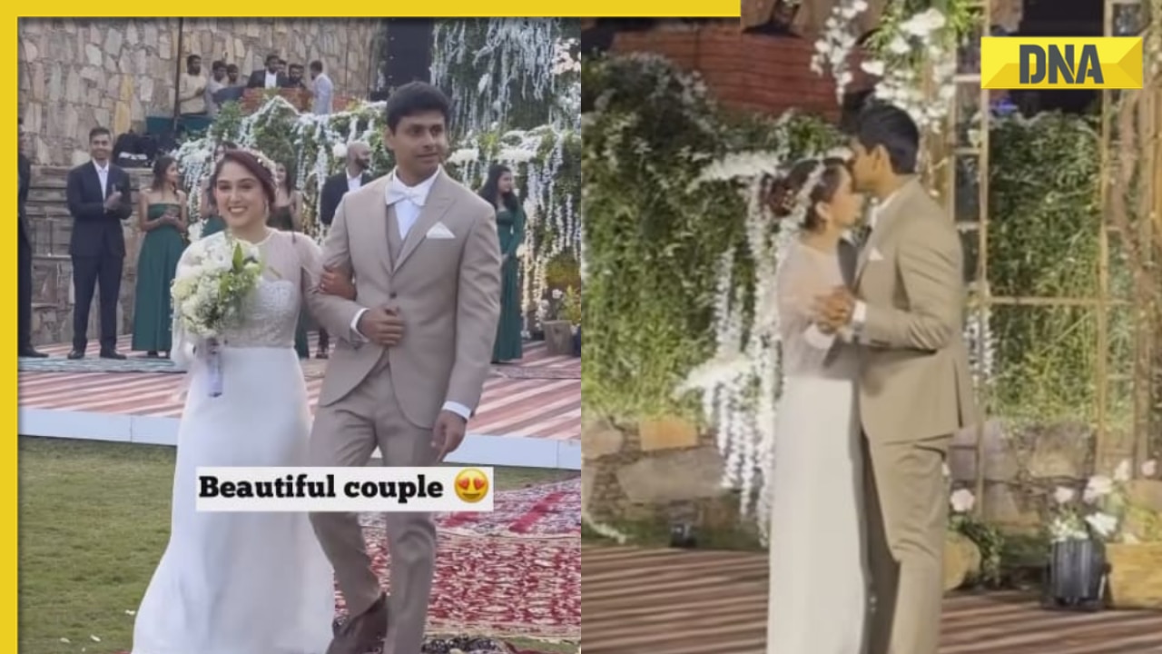 Ira Khan and Nupur Shikhare win hearts as they walk down the aisle, dance at white Christian wedding, first video out