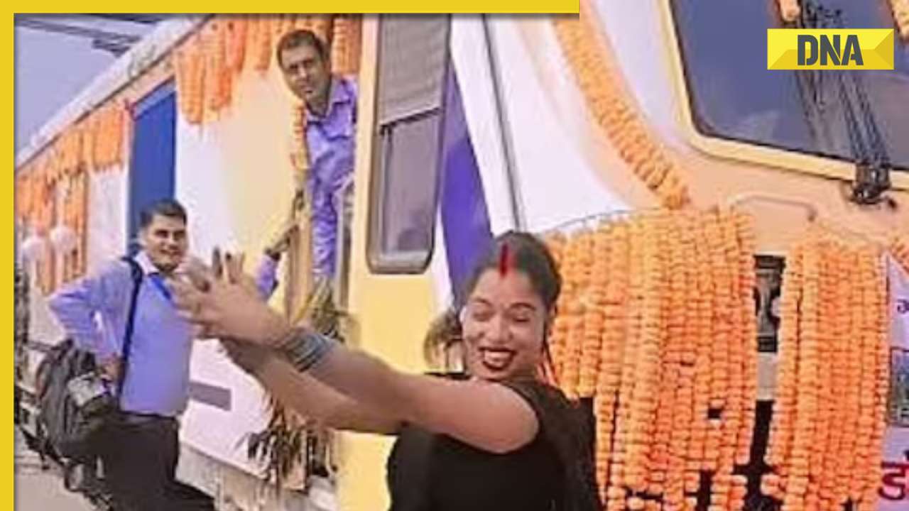 Woman dances in front of train engine, viral video shows hilarious reaction of loco pilot