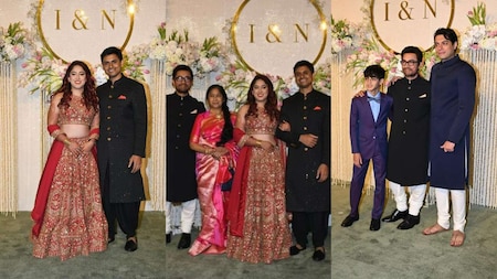 Ira Khan and Nupur Shikhare with family