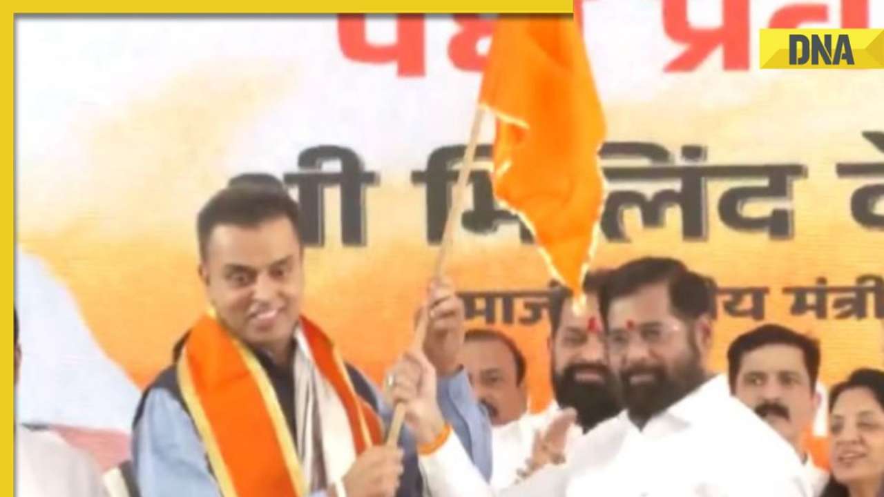 Hours after quitting from Congress, Milind Deora joins Eknath Shinde-led Shiv Sena faction
