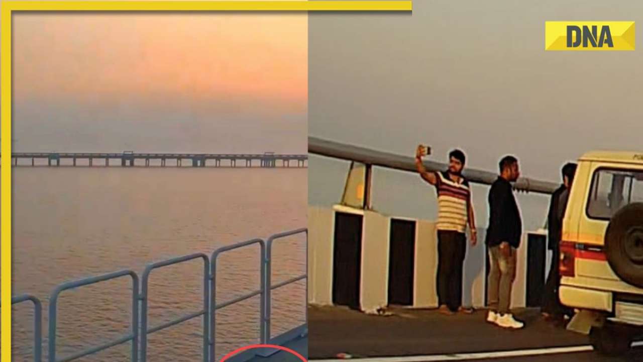 ‘Shameful’: Netizens react after photos of people spitting gutka on Mumbai Trans Harbour Link goes viral