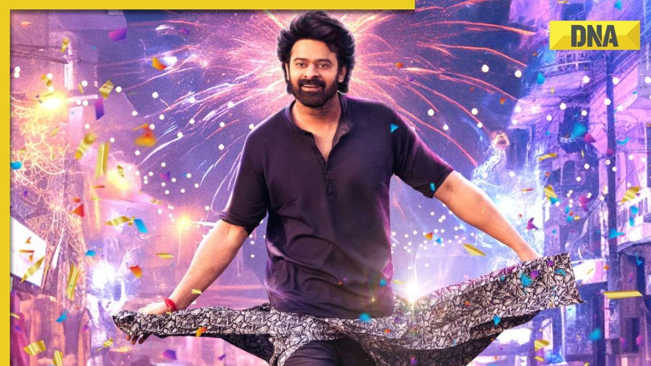 Prabhas' massy look impresses fans in first look poster of Maruthi's The Raja Saab: 'Vintage darling is back'