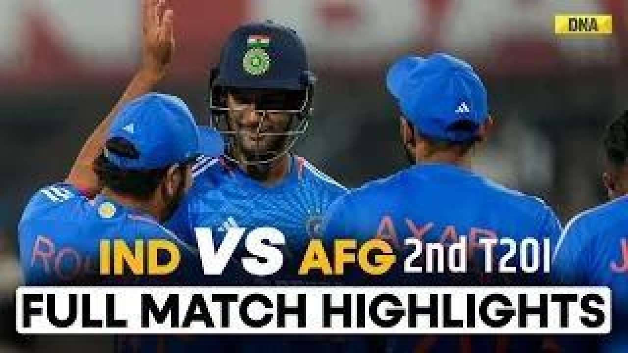 Ind Vs Afg 2nd T20i Highlights Dube And Jaiswal Scores Fifty As India Beat Afghanistan By 6 Wickets 8100