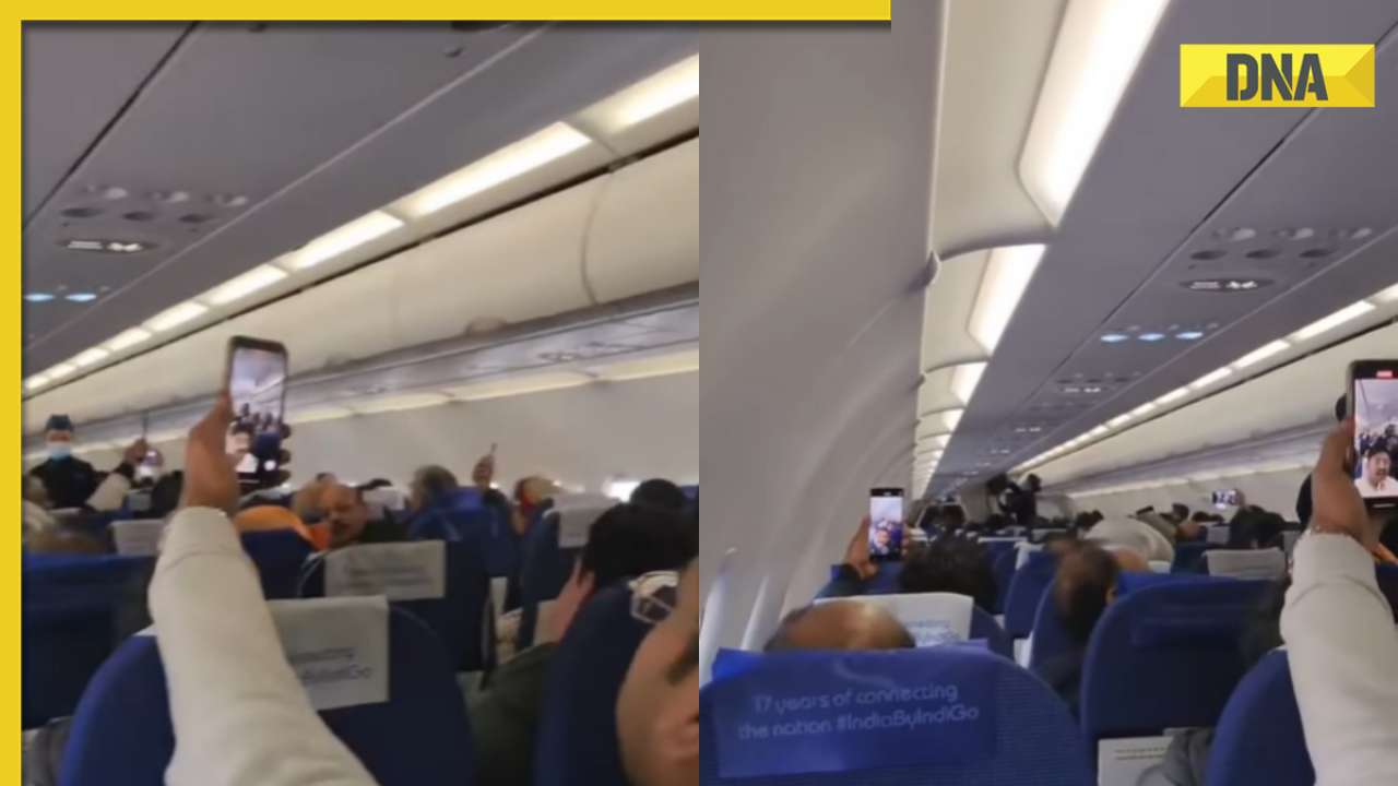 Viral video: IndiGo passengers sing Ram Aayenge on flight to Ayodhya, internet loves it