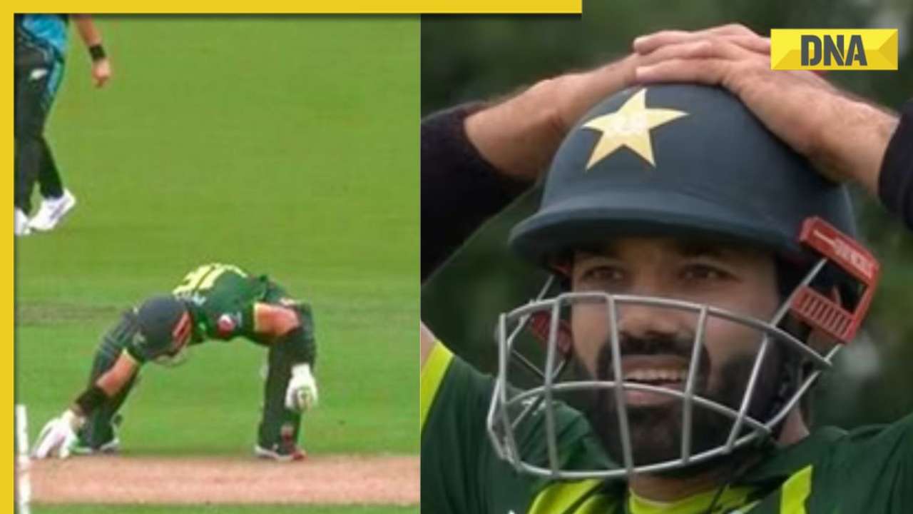 NZ vs PAK: Mohammad Rizwan runs without bat, touches down with gloves; result is....