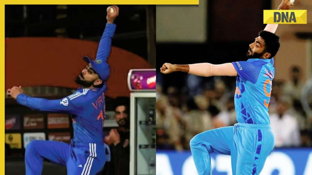 Virat Kohli's spectacular fielding effort finds resemblance with Bumrah's bowling action, ICC shares pic