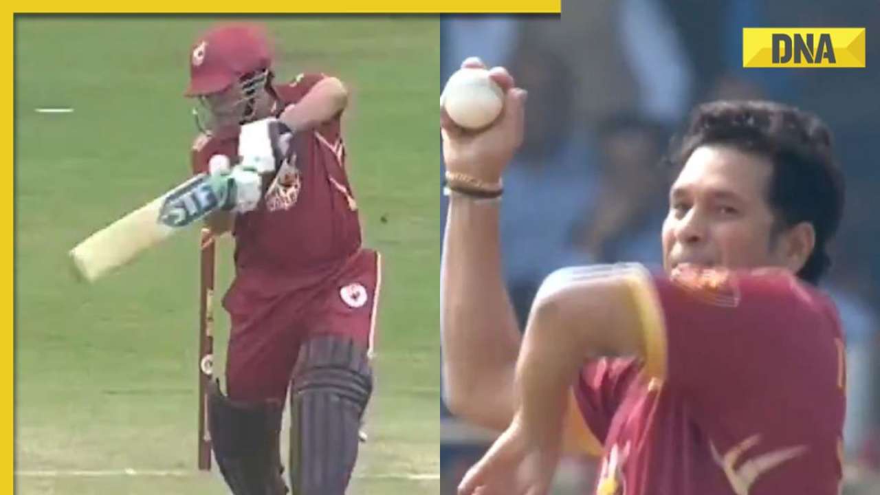 Watch: Sachin Tendulkar takes fans down memory lane with his batting, bowling in One World One Family Cup 2024