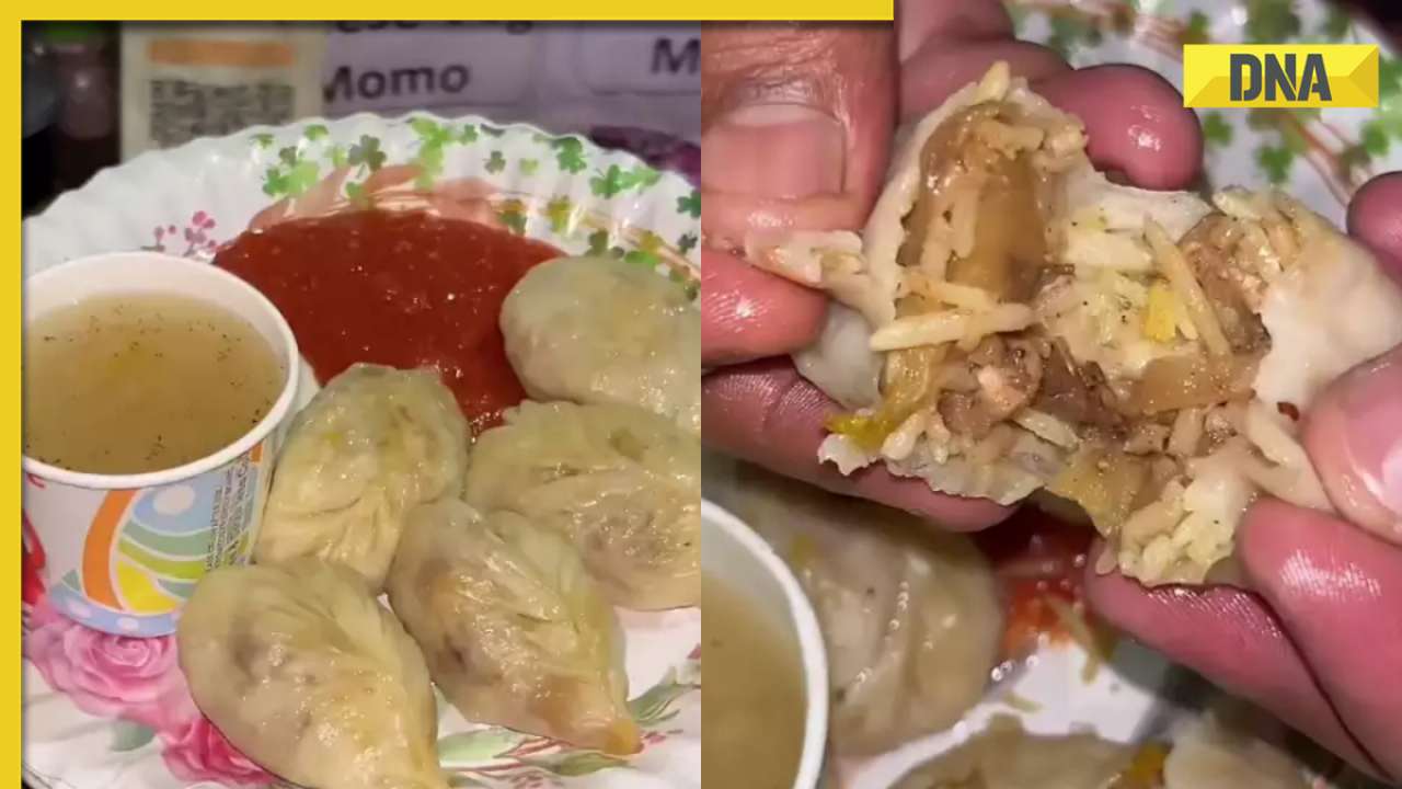 Viral video: Biryani momos? Street vendor’s bizarre street food combo will leave you nauseous