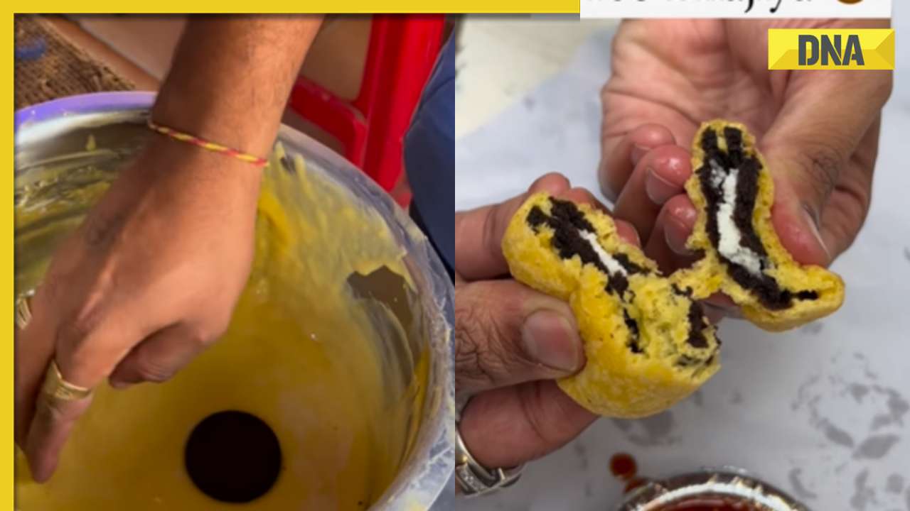 Street vendor makes Oreo Bhajia, watch viral video at your own risk