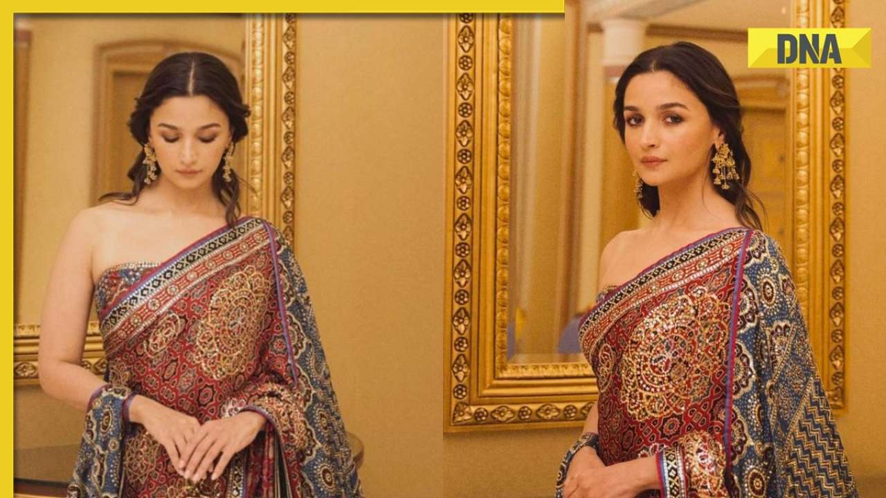 Alia Bhatt exudes royalty in printed saree at award event in Riyadh, fans react