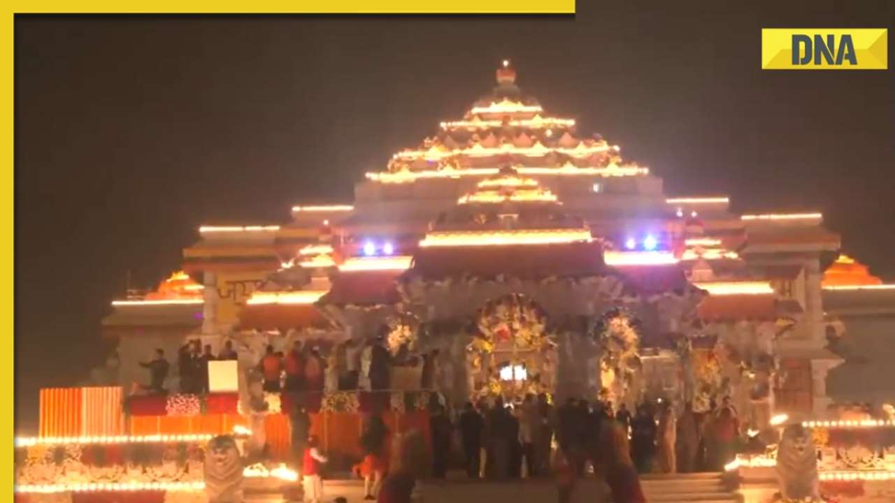 Ayodhya Ram Mandir Highlights: Ayodhya lights up with 'diyas' after Pran Pratishtha ceremony