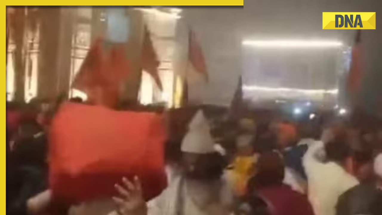 Video: Crowds throng Ayodhya Ram Temple as its doors open for devotees after Pran Pratishtha, watch