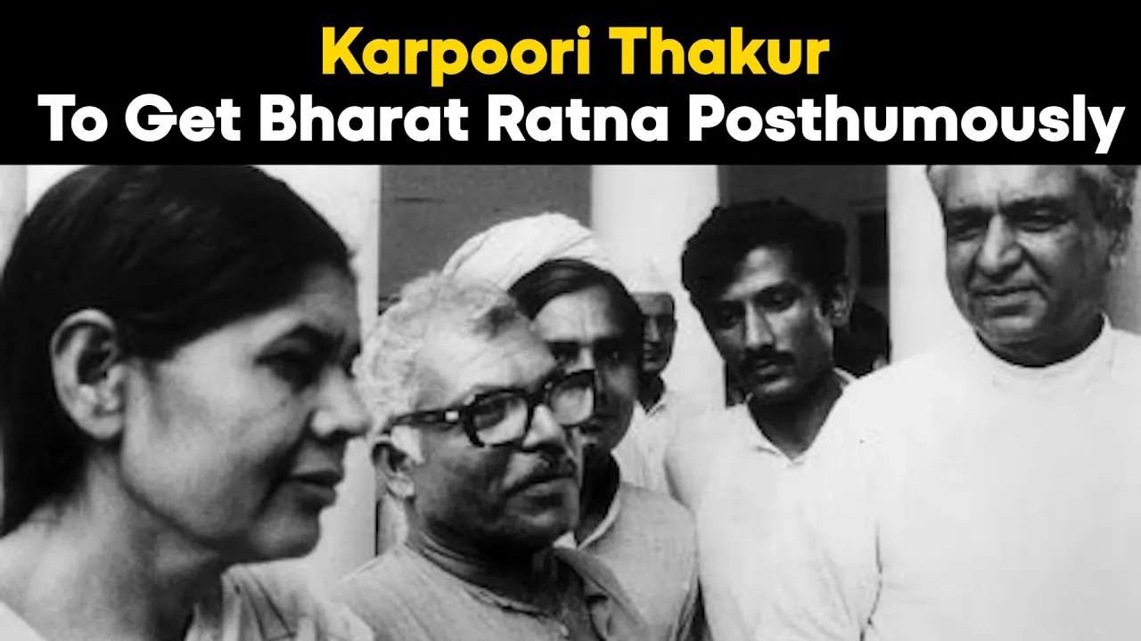 Bihar's 'Jan Nayak' Karpoori Thakur To Be Conferred With Bharat Ratna Posthumously