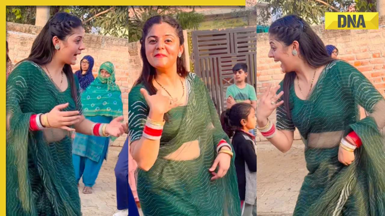 Viral video: Newlywed woman wows internet with sizzling dance moves to Haryanvi song, watch