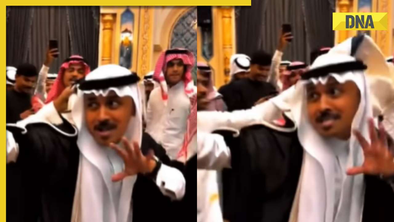 Saudi Arabian wedding video goes viral as men dance to SRK's 'Chammak Challo' song, watch
