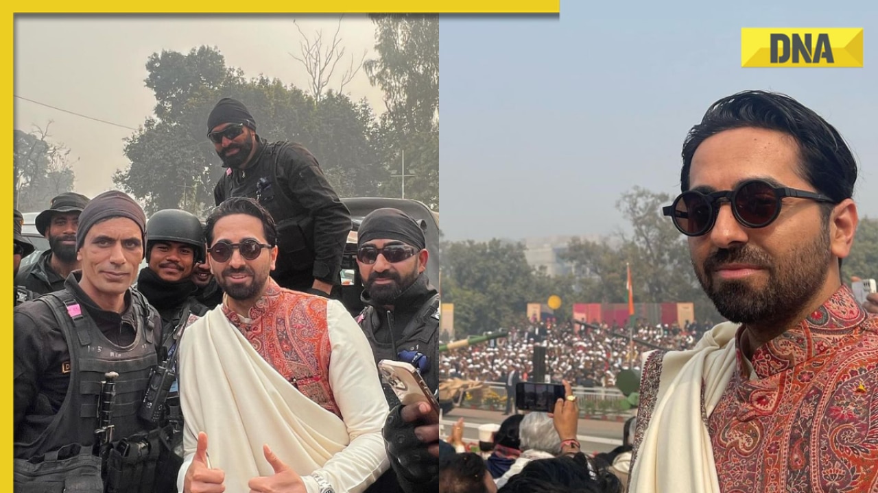 Ayushmann Khurrana attends Republic Day parade at Kartavya Path, poses with NSG commandos: Took me back to my childhood