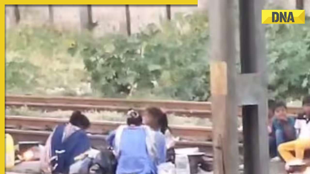 Video of people cooking food on train tracks near Mumbai goes viral, Railways reacts