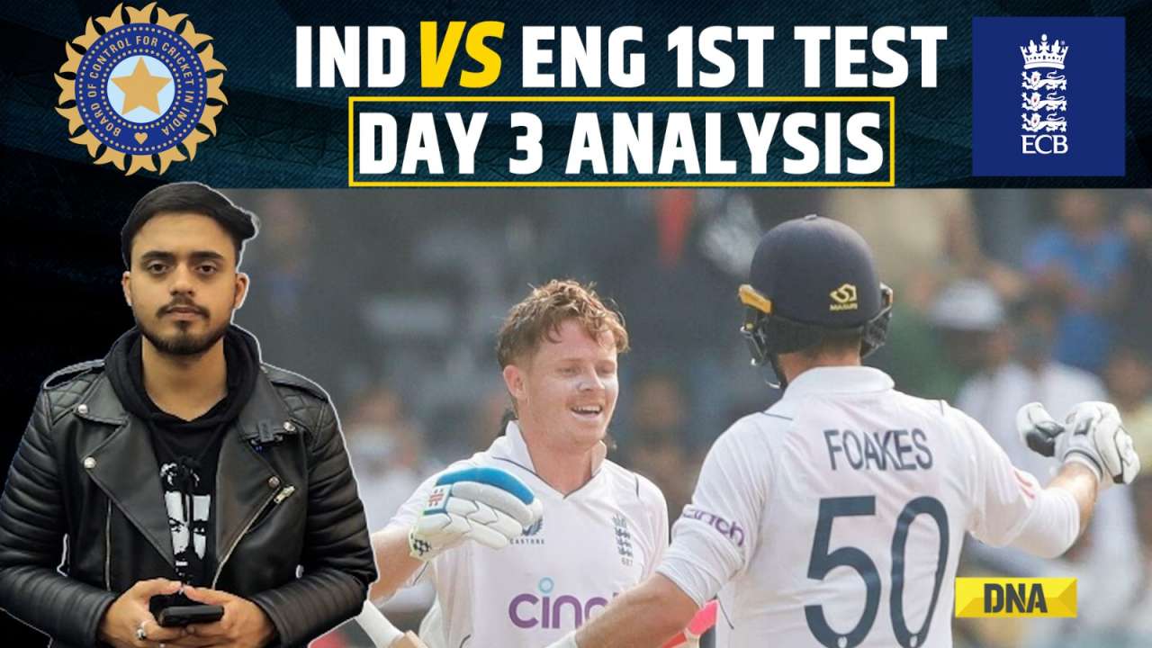 IND vs ENG 1st Test Day 3 Highlights: Ollie Pope Hits Hundred, England Back In Game Against India