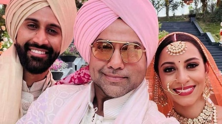 Abhay Deol with newlyweds