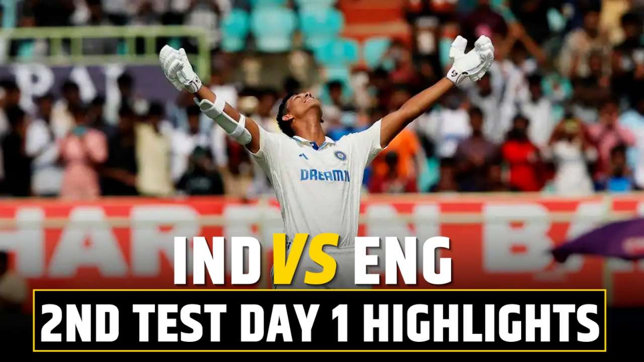IND vs ENG 2nd Test Day 1 Highlights: Yashasvi Jaiswal Hits 179*, India End Day 1 On 336/6 | Cricket