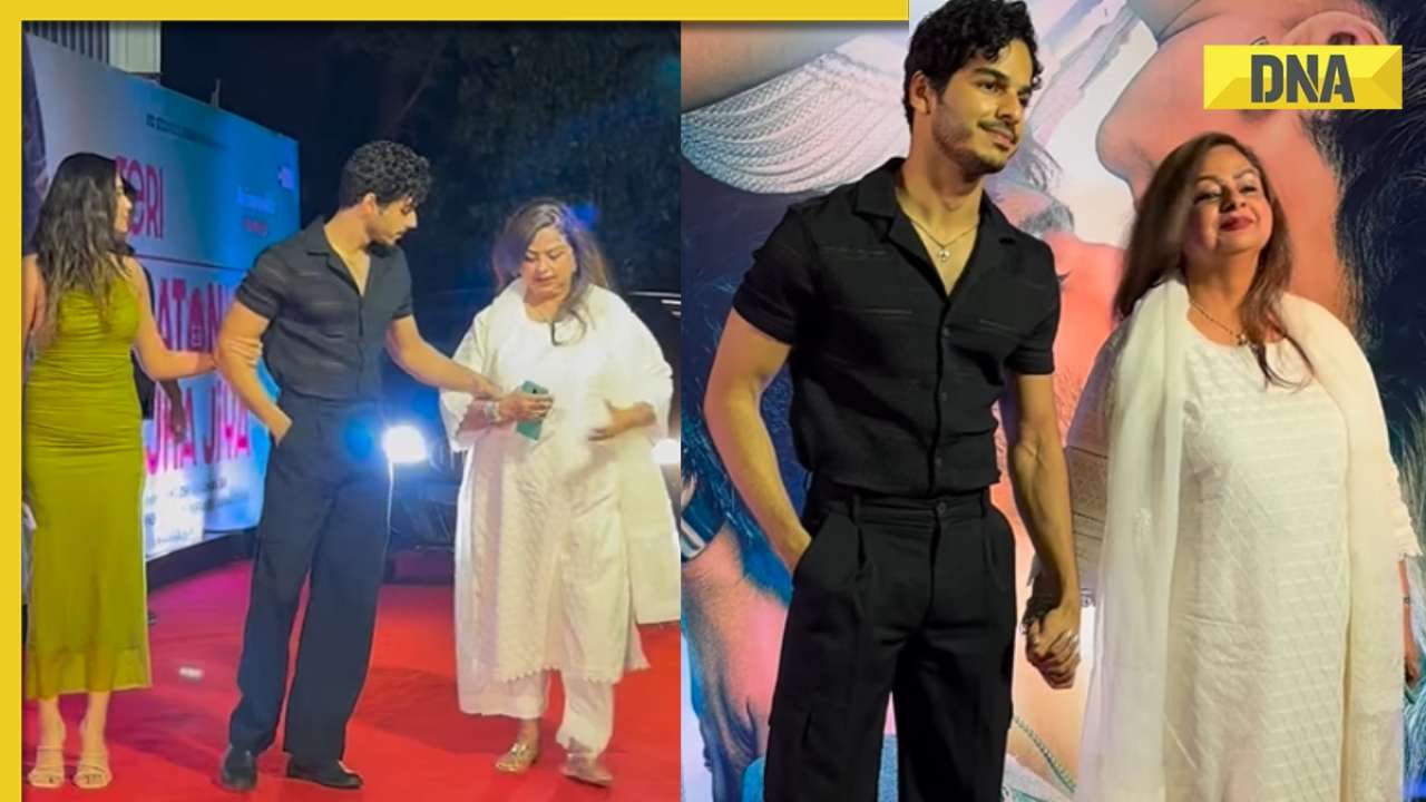 'Good job dude': Ishaan Khatter wins hearts for not leaving mom's hand after rumoured girlfriend Chandni pulls him away