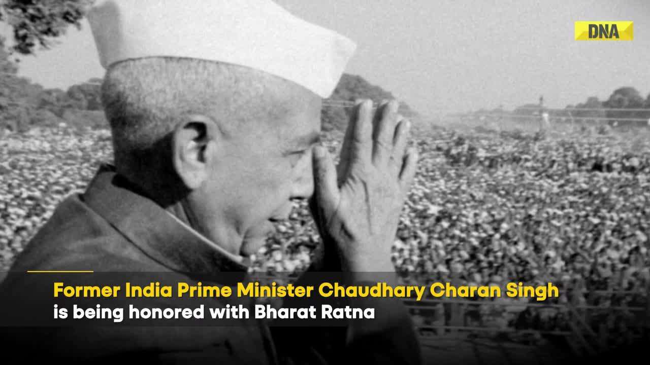 Former PM Chaudhary Charan Singh Is Being Honored With Bharat Ratna, PM Modi Informed The Nation