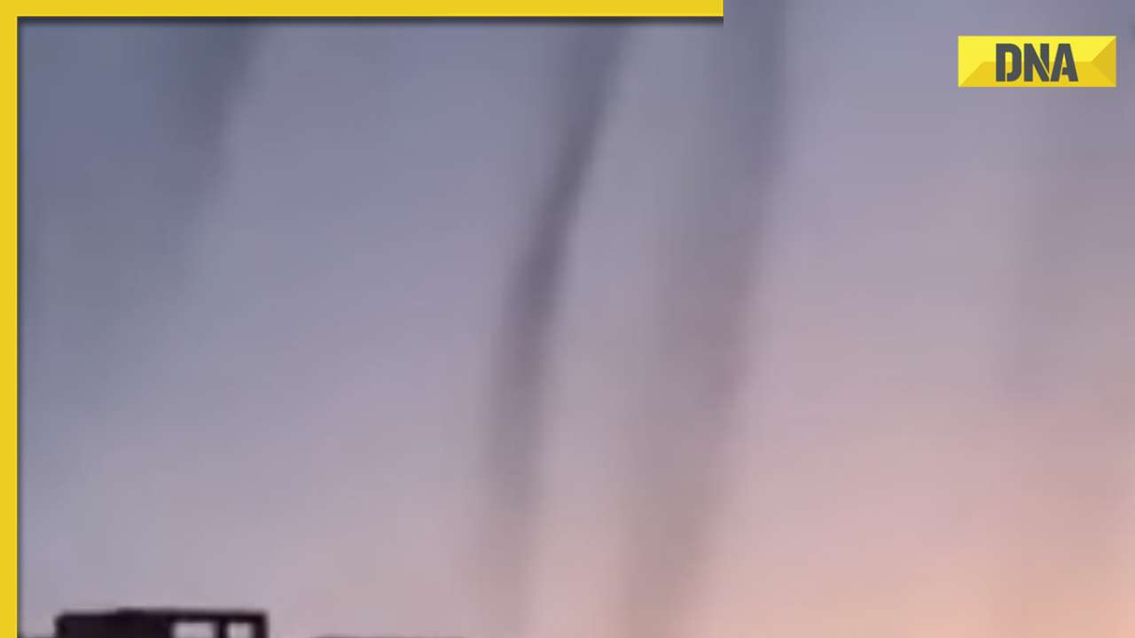 Viral video: ‘Mosquito tornado’ swirls over Pune’s Mutha river, internet is shocked