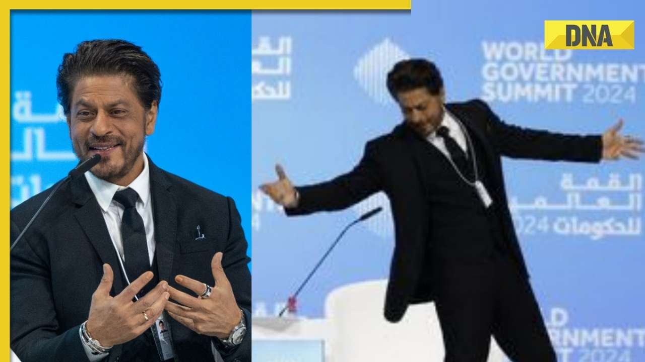 Shah Rukh Khan strikes his signature pose at World Governments Summit, is only Indian apart from PM Modi at global event
