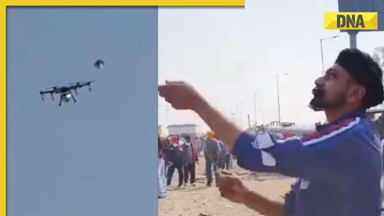 Watch: Farmers fly kites to counter drones dropping tear gas at Shambu border, video goes viral