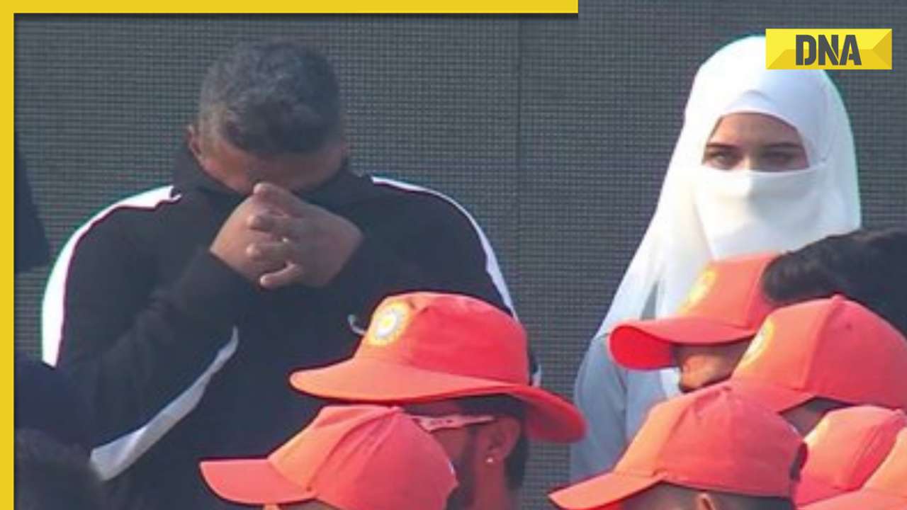 Sarfaraz Khan's father breaks down in tears as son gets Indian cap ahead of debut in Rajkot